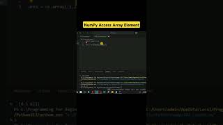 Numpy Tutorial - Access Array Element in Numpy Python