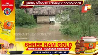 Flood Water Enters Agri Land In Jajpur After Breach In Major Rivers