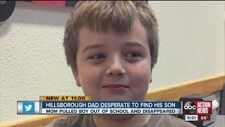 dad desperately searching for son