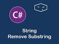 string remove substring in c#