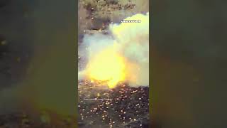 💥 Epic Explosion! Ukrainian FPV Wiped Out Russian BM-21 Grad MLRS #warinukraine