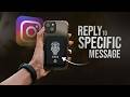 How to Reply to a Specific Message on Instagram iPhone (tutorial)