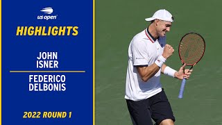 John Isner vs. Federico Delbonis Highlights | 2022 US Open Round 1