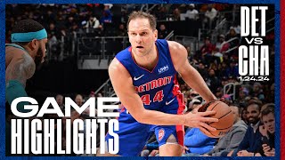 GAME HIGHLIGHTS: Pistons Take Down Charlotte
