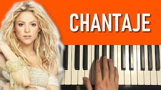 HOW TO PLAY - Shakira - Chantaje ft. Maluma (Piano Tutorial Lesson)