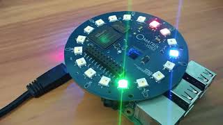 MATRIX Voice Pocketsphinx Demo