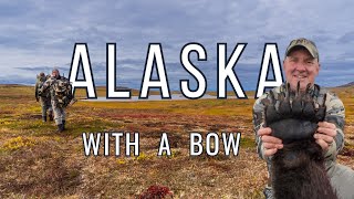 Alaska Brown Bear Bow Hunt — First Stalk, 76-Yard Shot
