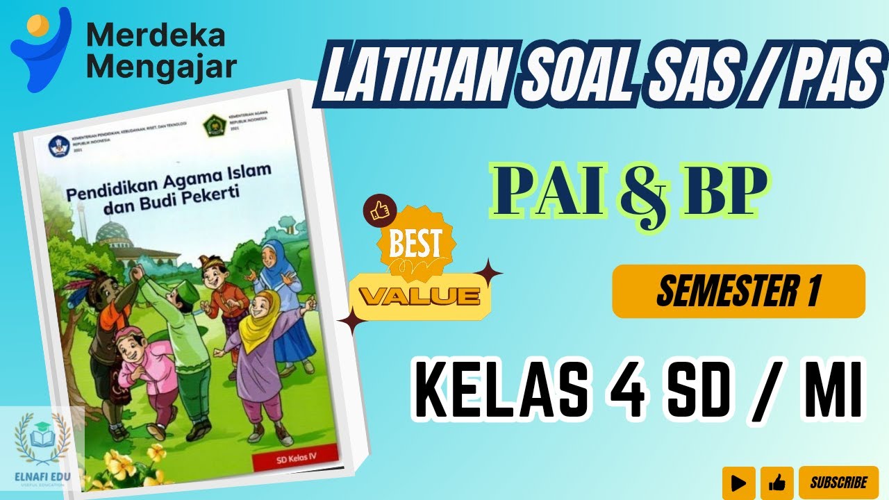 LATIHAN Soal SAS / PAS PAI Kelas 4 SD Semester 1 | Beserta Pembahasan ...