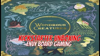 Wondrous Creatures Kickstarter Unboxing