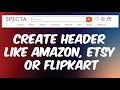 How to Create Custom Header like Amazon, Flipkart, AliExpress & WalMart with Elementor & WordPress