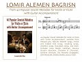 lomir alemen bagrisn for violin or flute with guitar accompaniment