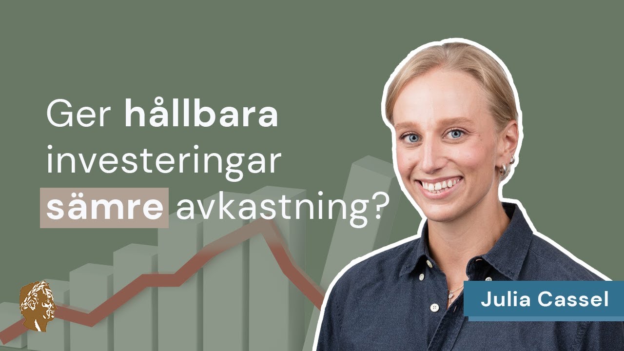 Ger Hållbara Investeringar Sämre Avkastning? - YouTube