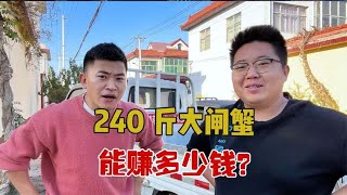 逆風翻盤！ 240公斤大閘蟹三天全部售空，算一共賺了多少錢？