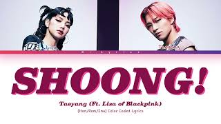 Taeyang 'SHOONG!' (Ft. Lisa of Blackpink) [Han/Rom/Ina] Lirik Indonesia Color Coded Lyrics