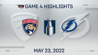 NHL Game 4 Highlights | Panthers vs. Lightning - May 23, 2022