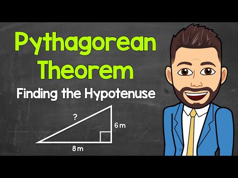 How do you find the length of the hypotenuse of a right triangle?