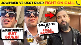 LAFDA 📞-Thara bhai joginder Uk07 rider fight on call,thara bhai joginder reply uk07 rider,uk07 rider