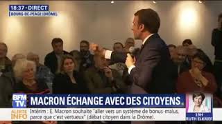 Emmanuel Macron  débat citoyen Janvier 2019