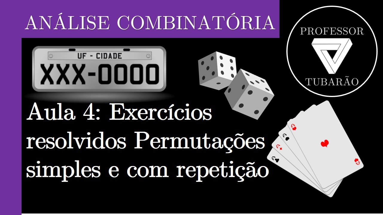 Análise Combinatória - Aula 4: Exercícios Resolvidos - Permutações ...