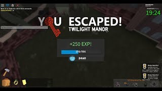 Roblox Escape Room Twilight Manor