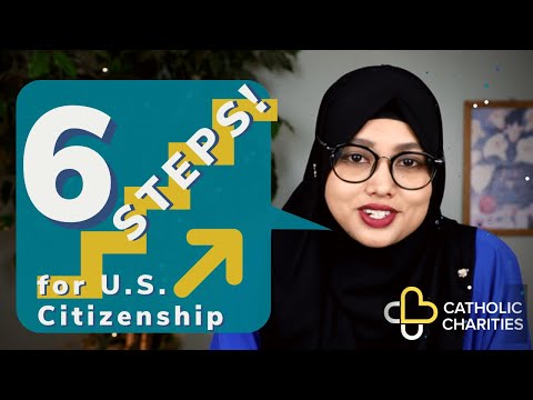 What are the 6 steps of naturalization?