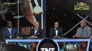 Ernie Johnson Calls Himself A Traffic Cop Between Shaq and Barkley on Inside the NBA | ALL THE SMOKE
