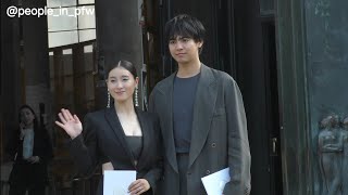 Katayose Ryota 片寄 涼太 \u0026 Tsuchiya Tao 土屋 太鳳 - Giorgio Armani Haute Couture show in Paris - 25.06.2024