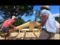 framing a straw bale home