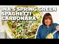 Ina Garten's Spring Green Spaghetti Carbonara | Barefoot Contessa | Food Network