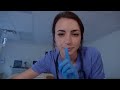 ASMR  Real Hospital Exam for Relaxation  Emergency Appendicitis