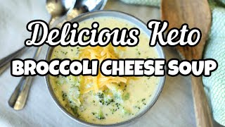 Delicious Keto Broccoli Cheese Soup