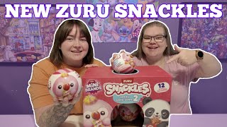 NEW ZURU SNACKLES SERIES 2 WAVE 2 UNBOXING | PLUSHIES WITH MINI BRANDS