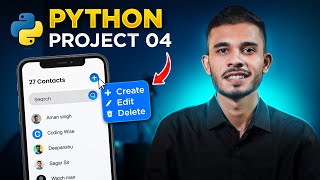 Contact Book App in Python | Python for Beginners | #project11