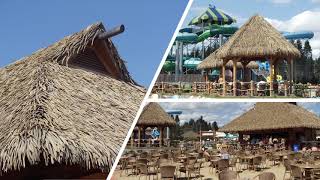 Zoos, water parks, attraction parks with Palmex synthetic thatch roofing solution