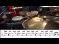 unison square garden シュガーソングとビターステップ drum cover ドラム譜付