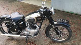 BSA A7 500cc - 1949 - Long Stroke - Plunger - Restored