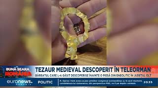 Tezaur medieval, în Teleorman. Bărbatul care l-a găsit descoperise o piesă veche de 5.000 de ani