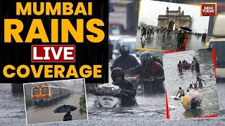 Mumbai Rains Live: Heavy Rains Put Mumbai On Red Alert; Woman Falls Into Manhole | Mumbai Weather