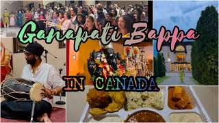 Canadian Ganapati Bappa|Ganesh Festival celebration in Montreal Canada #ganeshfestival #festivevibes