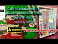 Cara membuat lemari pakaian aluminium pintu geser/sliding