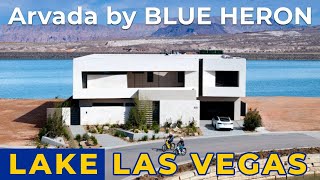 Arvada at Blue Heron Lake Las Vegas Homes : Lake Views + Rooftop Sky Deck + Starting at $2.3-MIllion