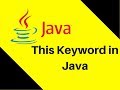 8.14 This Keyword in Java 8.14 This Keyword in Java
