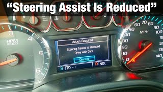 Steering Assist is Reduced Drive With Care Chevrolet Silverado GMC Sierra U0415