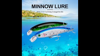 Proberos Minnow Lure 9 Color 43g MegaBass JerkBait - DW1004