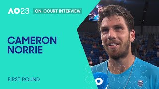 Cameron Norrie On-Court Interview | Australian Open 2023 First Round