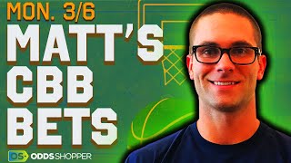 Top 3 NCAAB Picks Today (Monday, 3/6/23) | College Basketball Betting Predictions