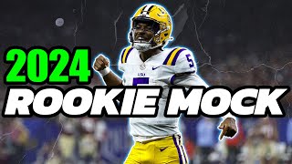 2024 Dynasty Football Rookie Mock Drafts! | THE FIRST LOOK