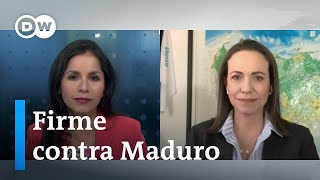 Corina Machado: "Se están acercando muchas personas que están con el chavismo"