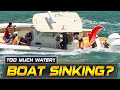 BOAT SINKING?? FAMILY IN PANIC MODE AT HAULOVER INLET | BOAT ZONE