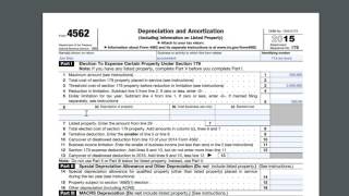 Form 4562 Depreciation and Amortization